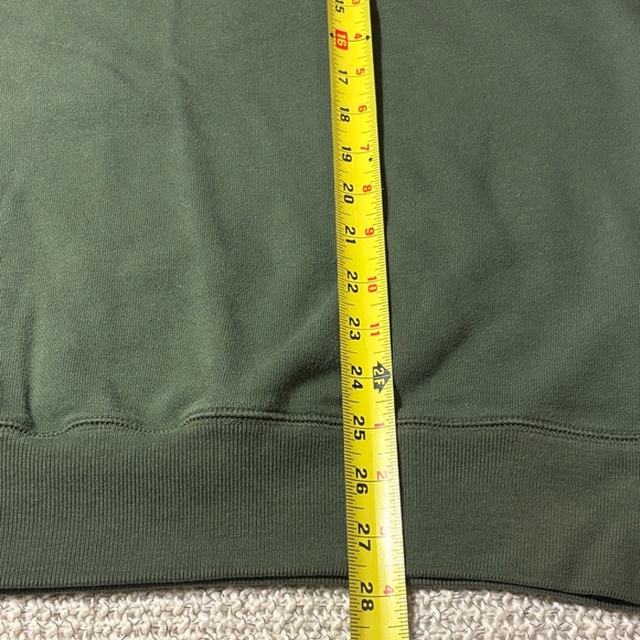 Eddie Bauer Forest Green Vintage 90's/Y2K Crewneck Logo Sweatshirt - Picture 5 of 7